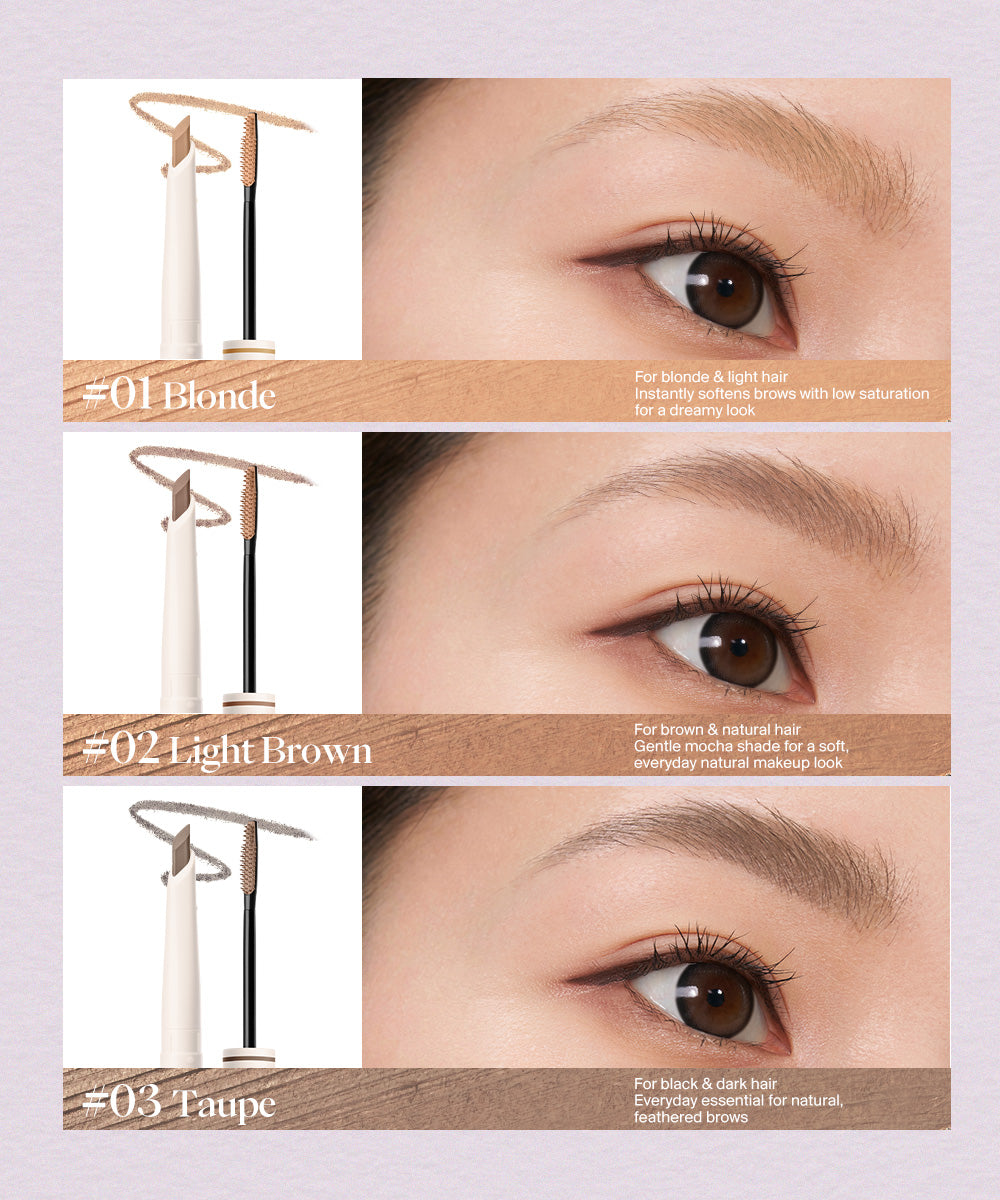 JOOCYEE Dual-Ended Eyebrow Pencil & Cream 2.0