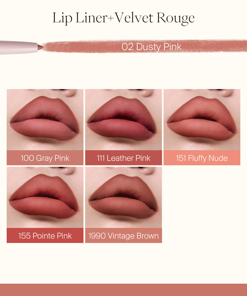 JOOCYEE VELVET ROUGE & LIP LINER DUO
